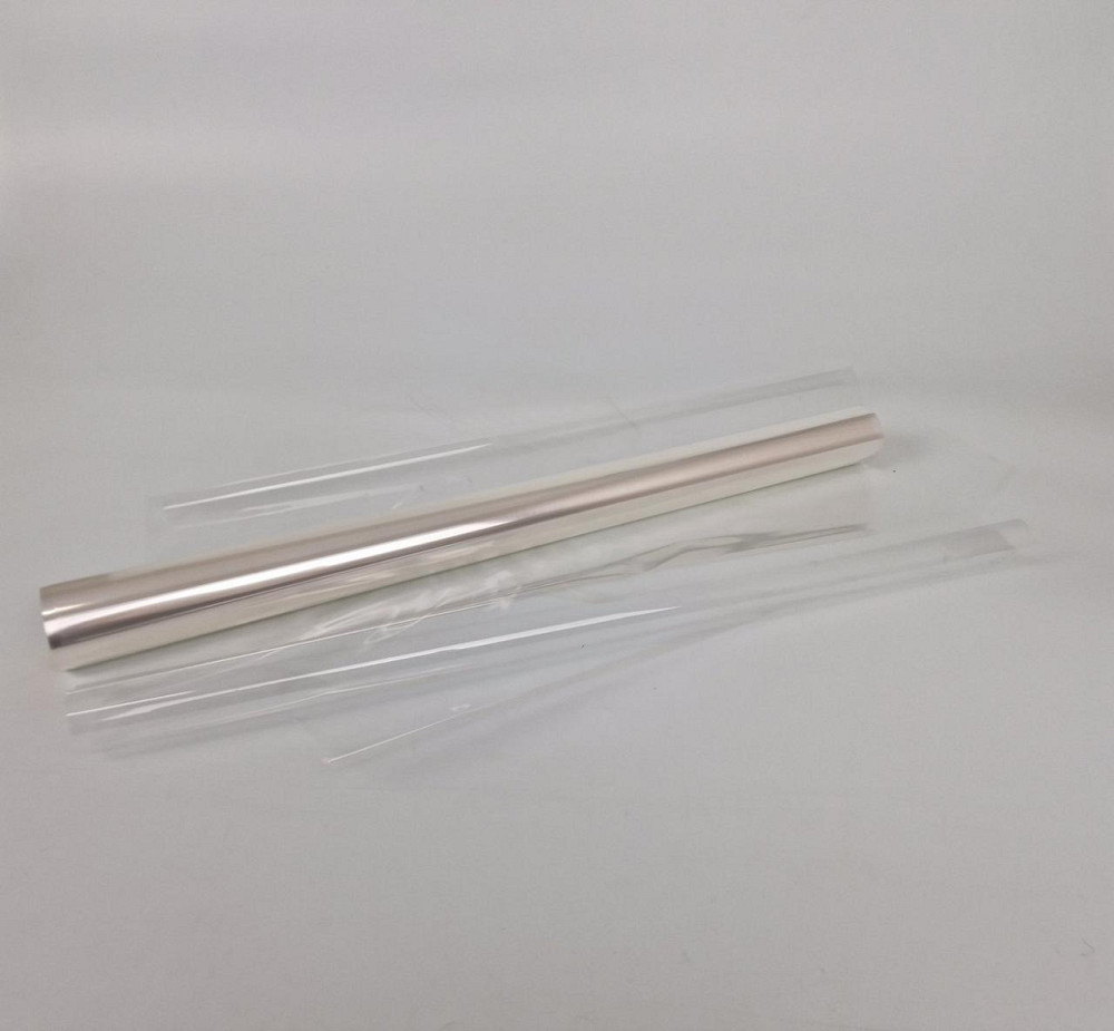 Рулон 1 кг 90 см 30 мкн пропіленової плівки, прозорий для пакування квітів прозорий 504 (1 шт.) Харків - фото 2