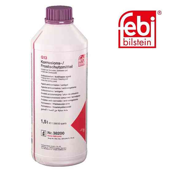 Febi 38200 — Антифриз G13 (фіолетовий) 1.5L | Інноваційний захист системи охолодження нового покоління Ковель