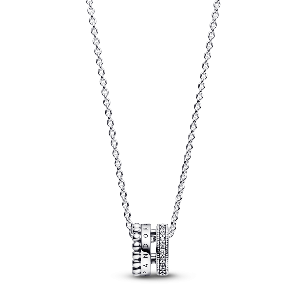 Срібне намисто Pandora Блискучий ескіз серця 380089C01 Київ - фото 1