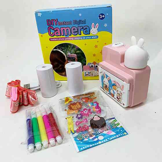 Дитячий миттєвий фотоапарат, Дитяча фотокамера моментального друку, Фотоапарат для творчості дітей JH-31 Івано-Франківськ