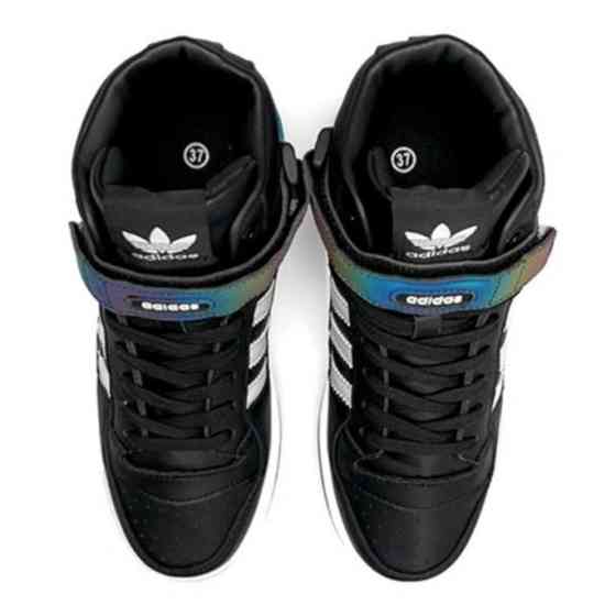 Високі Термо Кросівки Adidas Єврозима Шкіряні Чоловічі Черевики Адідас Чорні (розміри: 41,42,43,44,45,46) Дніпро