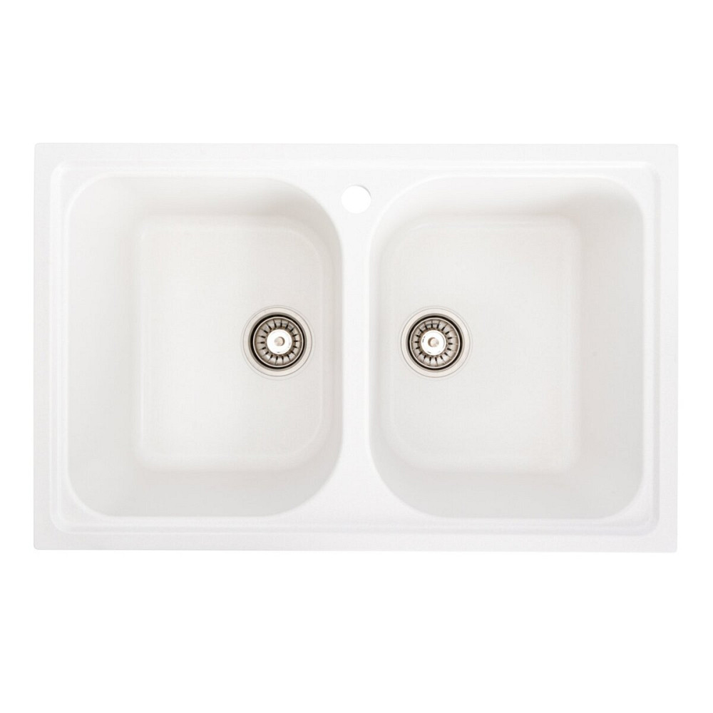 PLATINUM Гранітна мийка для кухні Platinum 7950 Equatoria матова Білосніжна Киев - изображение 1