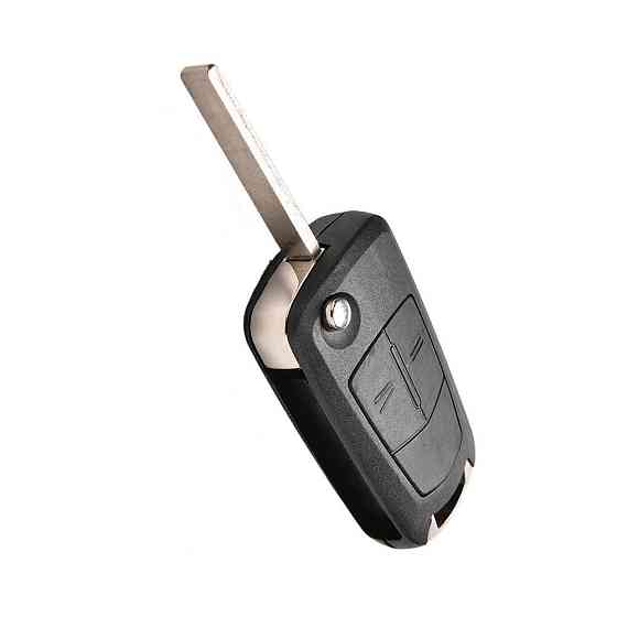 Ключ заготовка Opel с чипом и 2 кнопками Киев