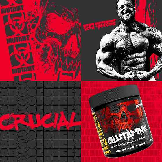Глютамін Mutant Core Series Glutamine 300 г Луцьк