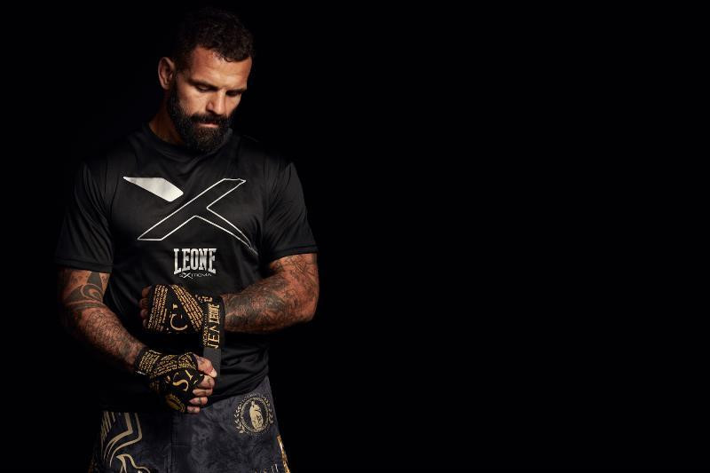 Боксерские бинты Leone Legionarivs 3,5 м эластичные хлопковые бинты для бокса и единоборств, черные Киев - изображение 9