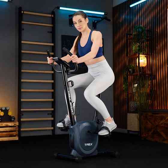 Велотренажер магнитный TX-350MB домашний компактный тренажер для дома кардио и фитнес тренировок СИНИЙ Киев