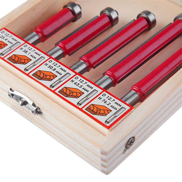 Набір фрез крайкових прямих, 5 шт. INTERTOOL HT-0076 Киев - изображение 4