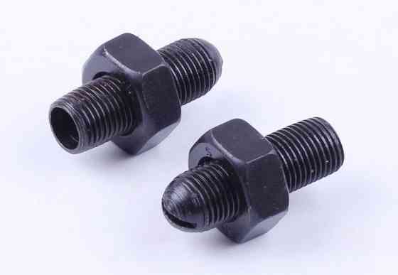 Винты регулировки клапанов + гайки, к-т: 2 шт. - мотоблок 190N Мукачево