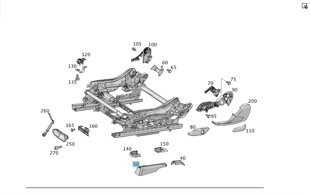 Mercedes-Benz  A1669190600 9051 Зовнішня передня кришка санки правого сидіння чорна ML/GLE W166 GLE Coupe C292 GL/GLS X166 Одесса - изображение 2