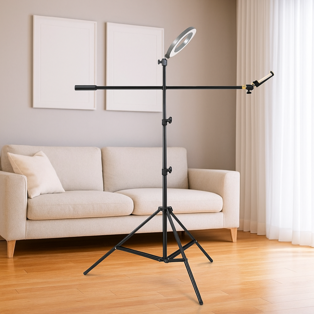 Многофункциональный штатив-тренога с держателем для телефона 210см SBR Киев - изображение 6