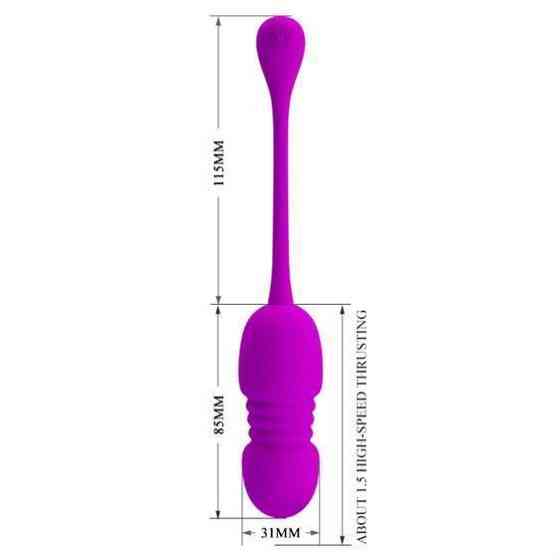 Віброяйце - Pretty Love Callieri Thrusting Vibrating Egg Purple Sex Aura Київ
