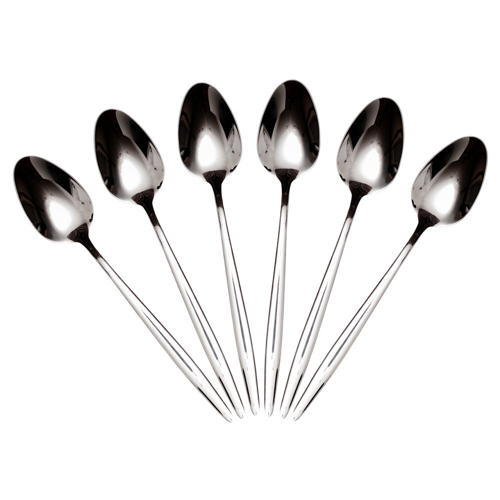 Набір столових ложок 6 штук нержавіючої сталі 21 (см) Срібло HP-8-27 Коломия - фото 1