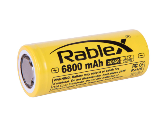 Аккумулятор Rablex 26650, 6800mAh Li-ION 3.7v Днепр