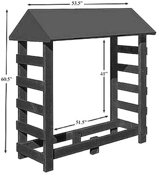 Дровница деревянная 