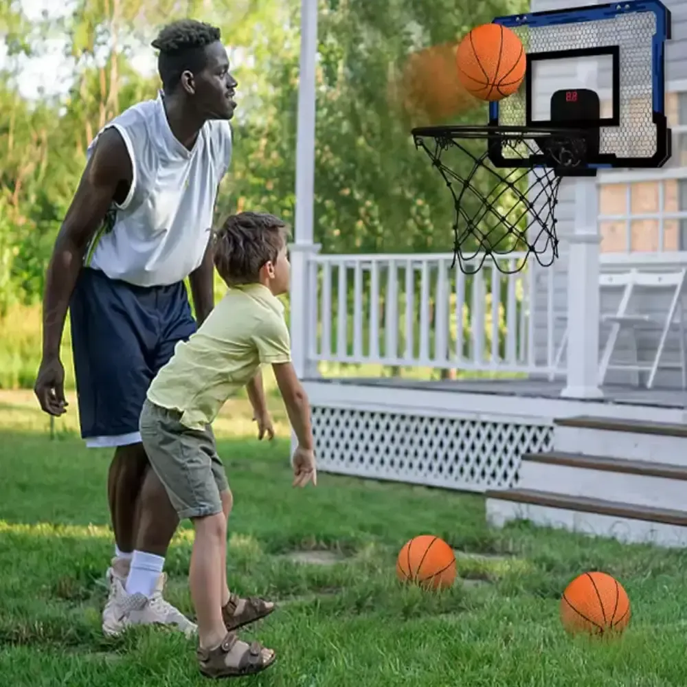 Баскетбольное кольцо с электронным табло / Детский набор для баскетбола Мяч и Щит с кольцом со звуковыми эффектами Коломыя - изображение 3