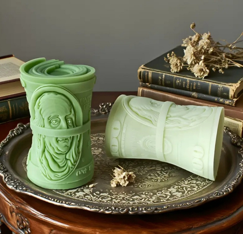 Молд силиконовый Доллары 95 на 67 мм серый Киев - изображение 1