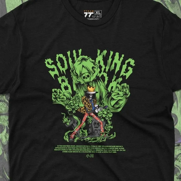 Футболка чоловіча з  принтом Ван Пис Brook Розмір 48 Anime0227 Дніпро - фото 4