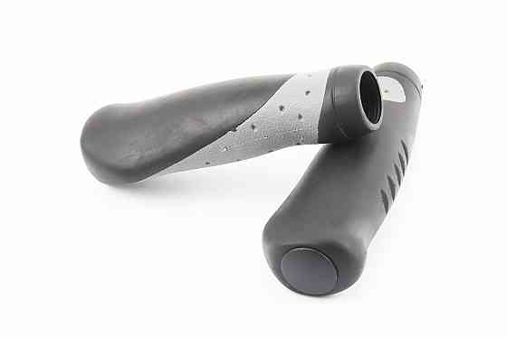 Ручки керма 135мм, ергономічні, чорно-сірі CR-G302 Киев