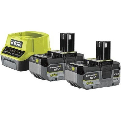 Набор аккумулятор + зарядное устройство Ryobi RC18120-240X, 18В ONE+, 2х4Ah, Lithium+ (5133005092) Винница - изображение 1