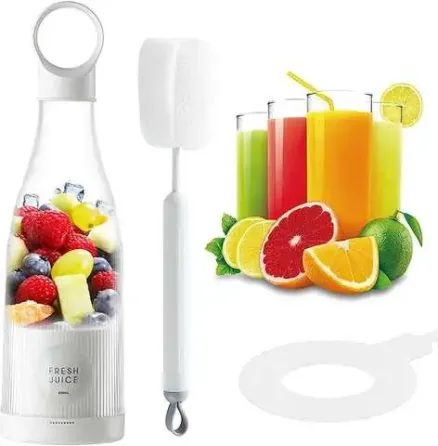 Мини блендер Mini juice для смузи, портативный, в форме бутылки, 300 мл. Коломыя