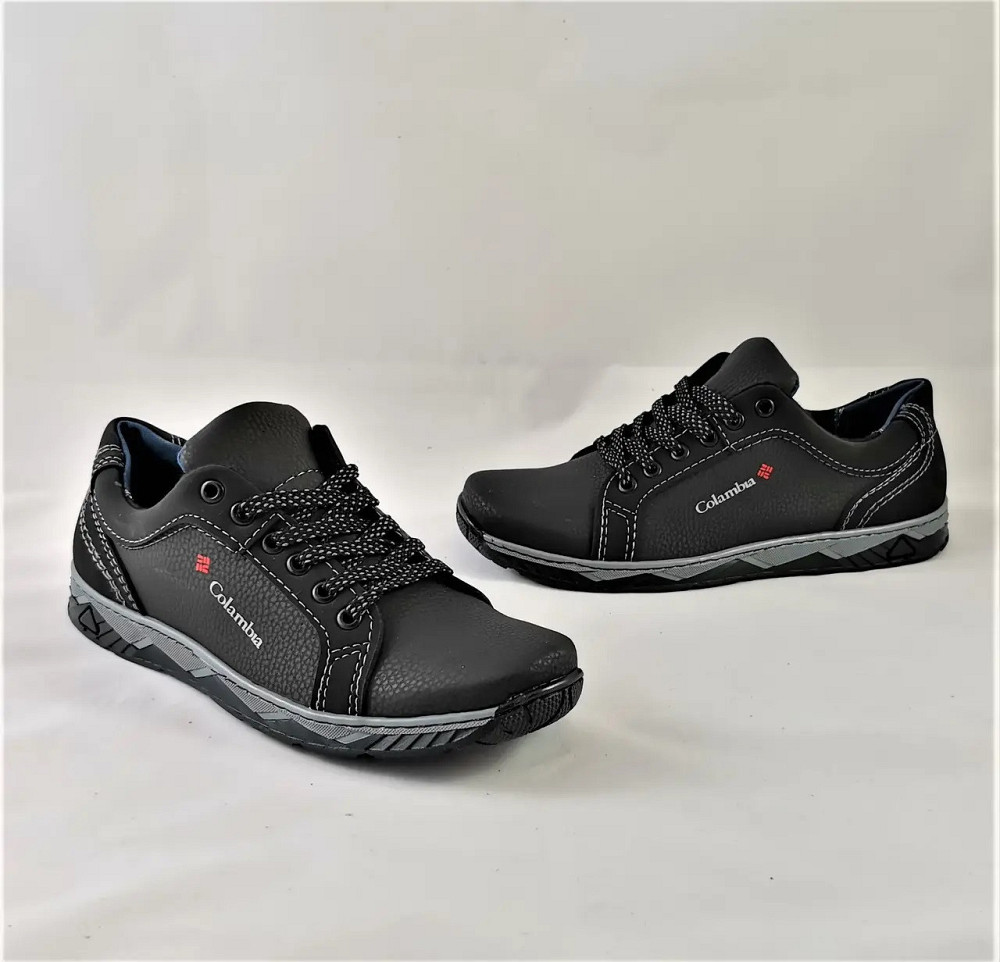 Кросівки Чоловічі Чорні Шкіряні Туфлі Мокасини (розміри: 41,45) Відео Огляд Дніпро - фото 2