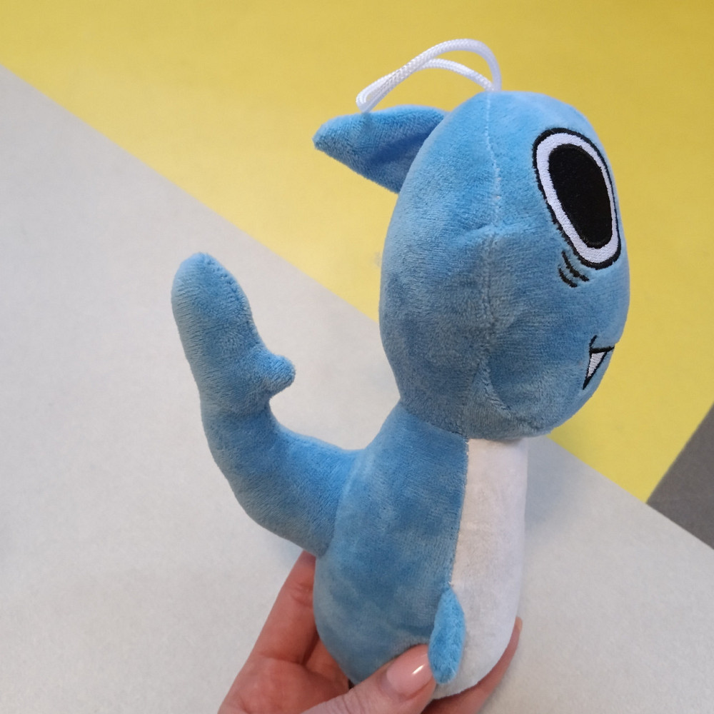 М'яка іграшка синя мелодія Акула Спрункі Sprunki Shark Melodies 20 см Київ - фото 3