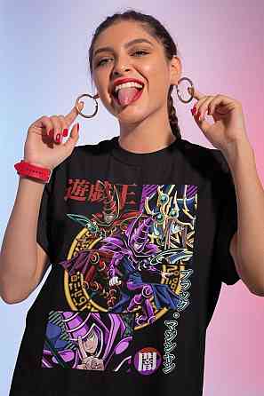 Футболка для мальчика аниме Аниме Манга Хеавй Джапанесе оверсайз (рост от 165 до 180 ) Черний AnimeJ0555m Днепр