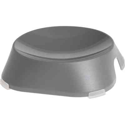 Посуда для кошек Fiboo Flat Bowl миска с антискользящими накладками светло-серая (FIB0092) Винница