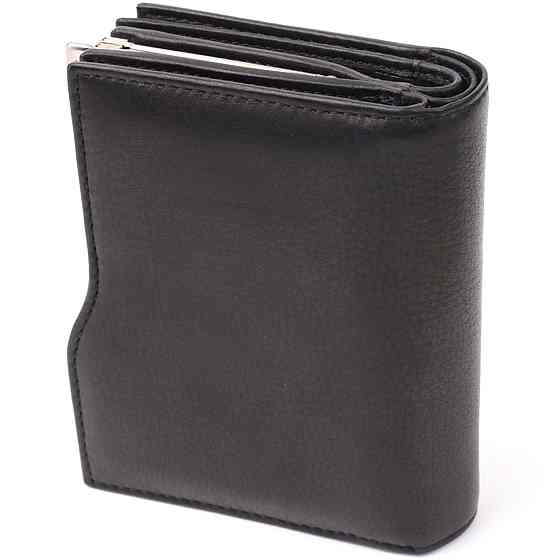 Стильний жіночий вертикальний гаманець з натуральної шкіри Tony Perotti 20842_1 (2656 nero) Чорний Київ