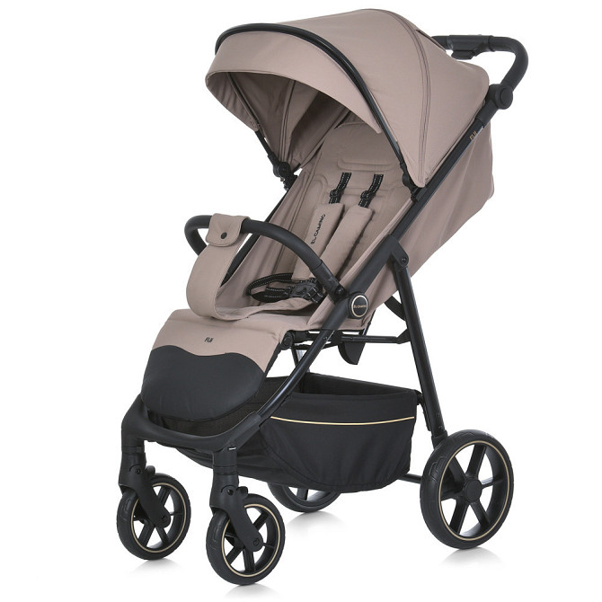 Коляска дитяча EL CAMINO FIJI Beige Matt прогулянкова з чохлом та москітною сіткою Бежевий (ME 1113-2) Чернігів - фото 1