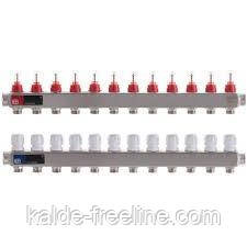 Колектор для теплої підлоги "EUROPRODUCT" на 12 контурів (нержавійка)) Харків - фото 1