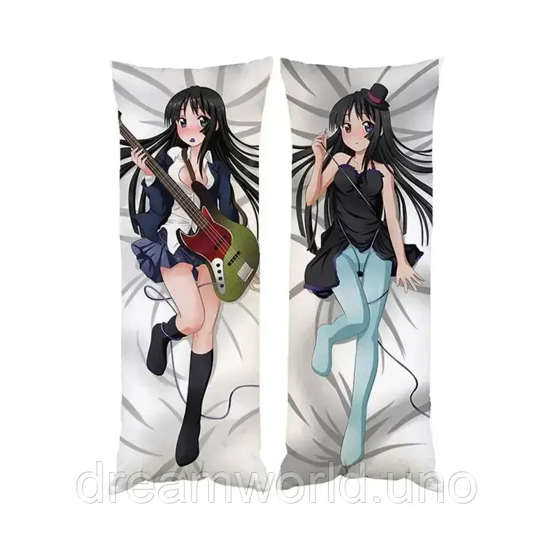 Подушка дакімакура К-он Міо Акікіма декоративна подушка для обіймання двостороння 50х170 Харків - фото 1