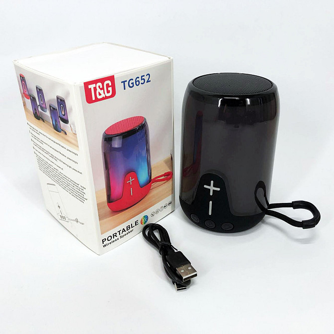 Хорошая bluetooth колонка TG652, Колонка блютуз светящаяся для вечеринки на улице FD-95 Львов - изображение 8