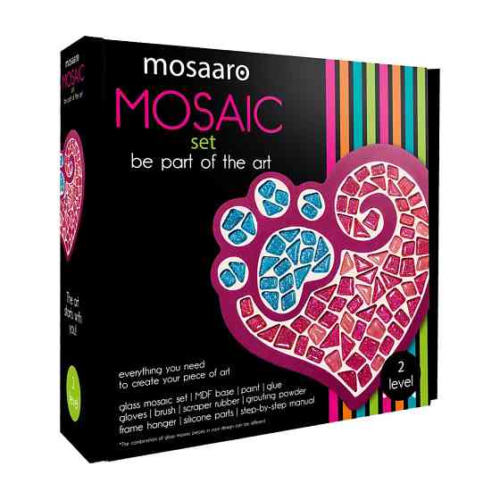 Набор для творчества стеклянная мозаика 