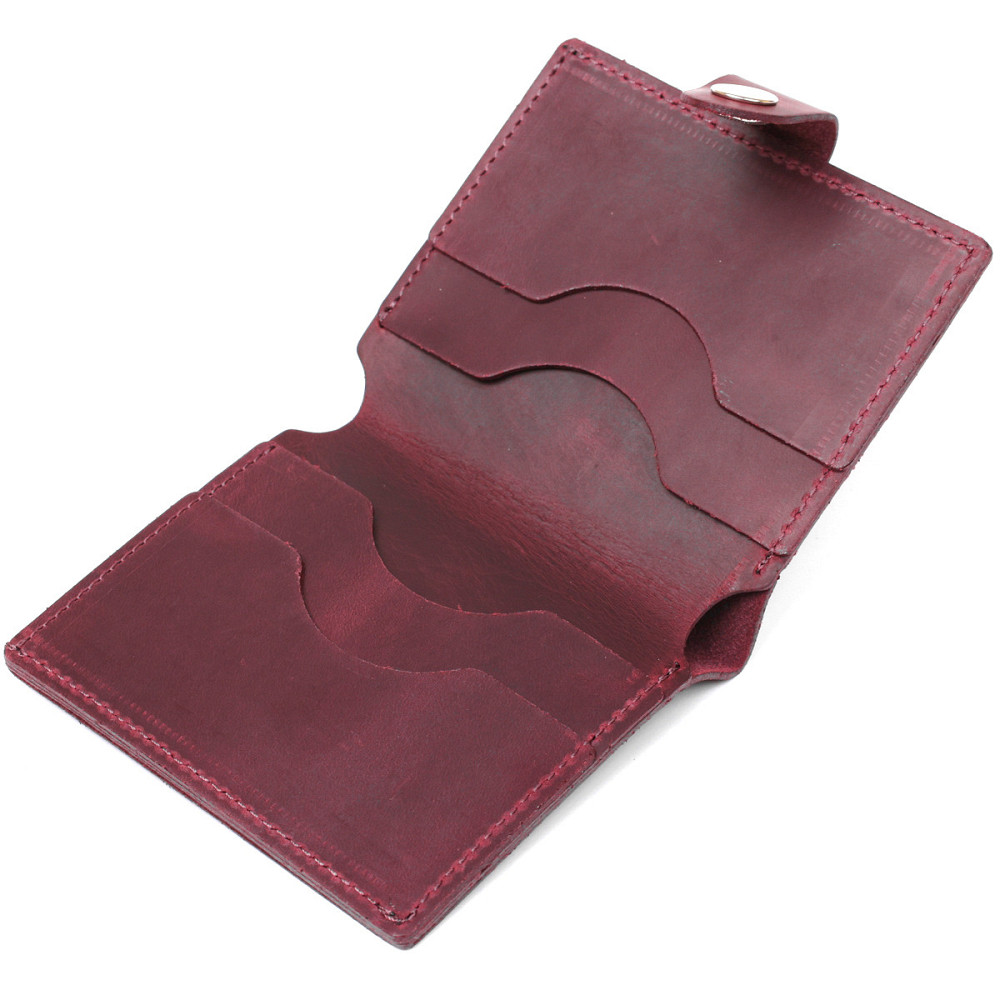 Модне жіноче вінтажне портмоне Shvigel 16499 Бордовий Київ - фото 6