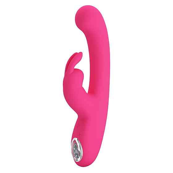 Вибратор-кролик PRETTY LOVE Lamar с дисплеем, 10 режимов, розовый, 22 х 4 см Sex Aura Киев