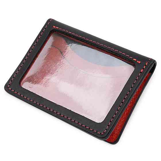 Кожаная винтажная обложка для прав GRANDE PELLE 11535 Черный Киев