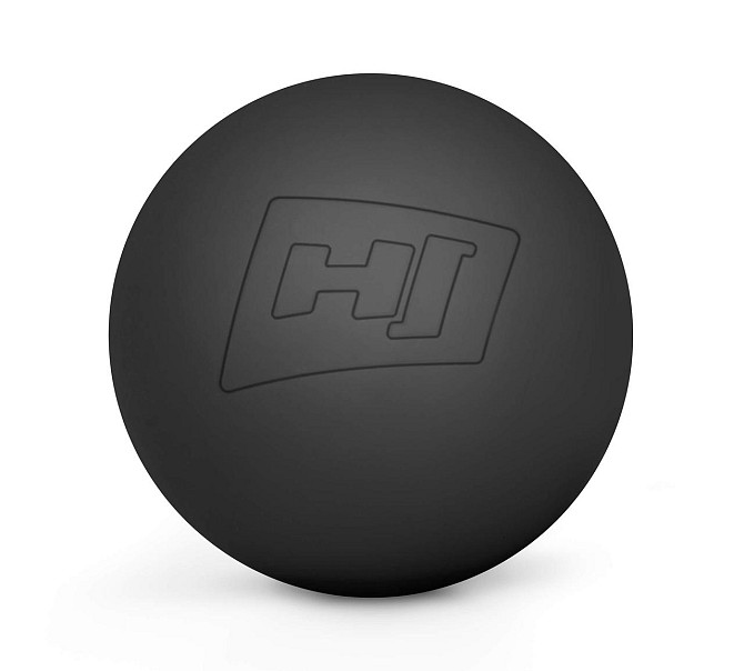 Силіконовий масажний м'яч 63 мм Hop-Sport HS-S063MB чорний Киев - изображение 1
