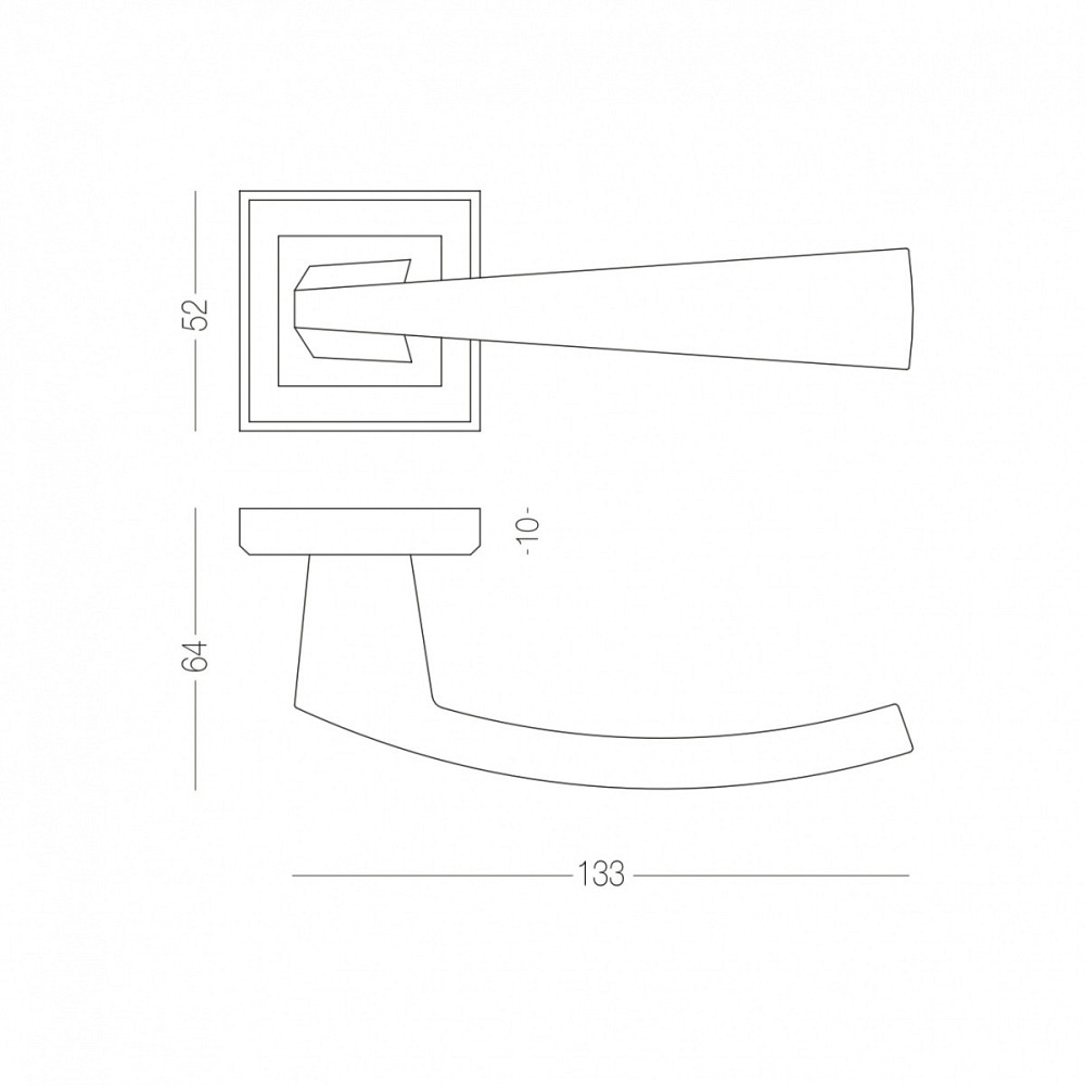 РУЧКА ДЛЯ ДВЕРЕЙ НА РАЗЕТЦЕ FRIO Киев - изображение 3