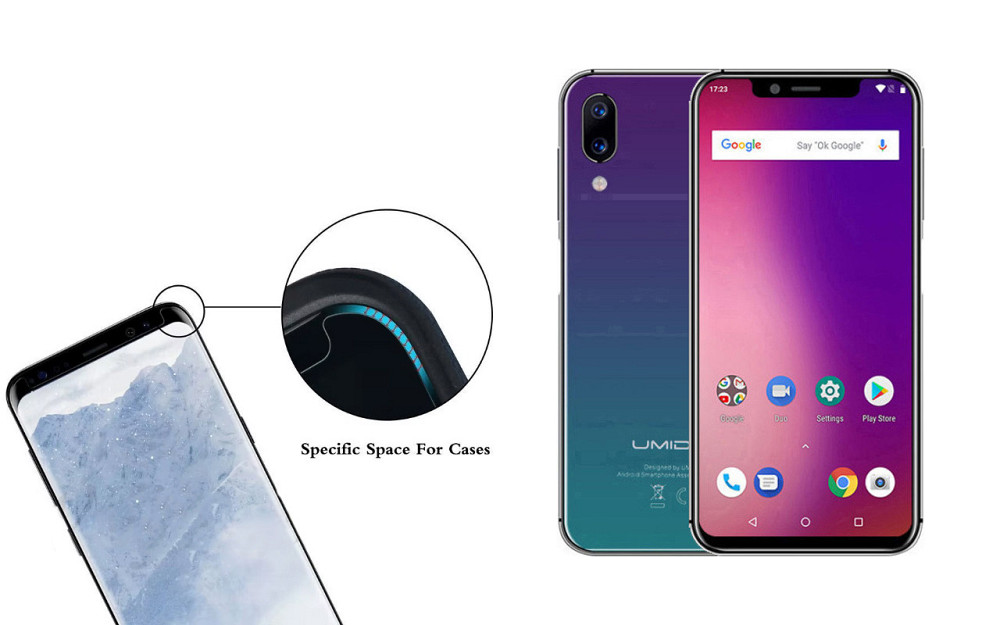 Защитное стекло HyperGlass Pro для Umidigi One Pro – максимальная чувствительность и защита Киев - изображение 3