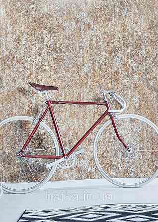 Шпалери вініл на флізеліні гарячого тиснення DU&KA Natura1.06х10 під штукатурку структурні коричневі з бірюзовою Київ