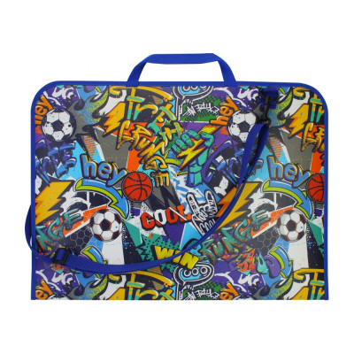 Папка - портфель Maxi А3 пластиковий на липучці "WOW" (MX30003-02) Вінниця - фото 1