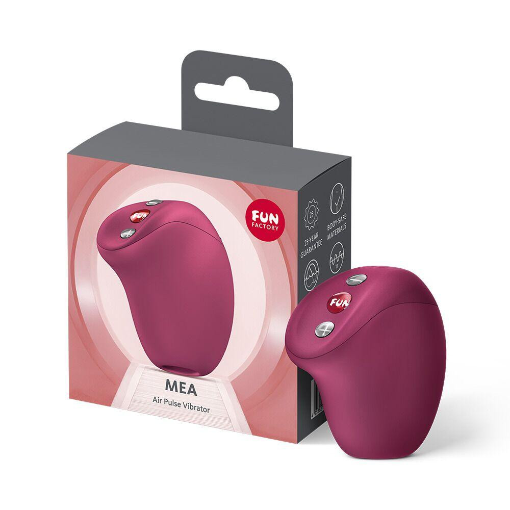 Вакуумний стимулятор Fun Factory MEA Wine Red, унікальні режими, функція посторгазм Sex Aura Київ - фото 9