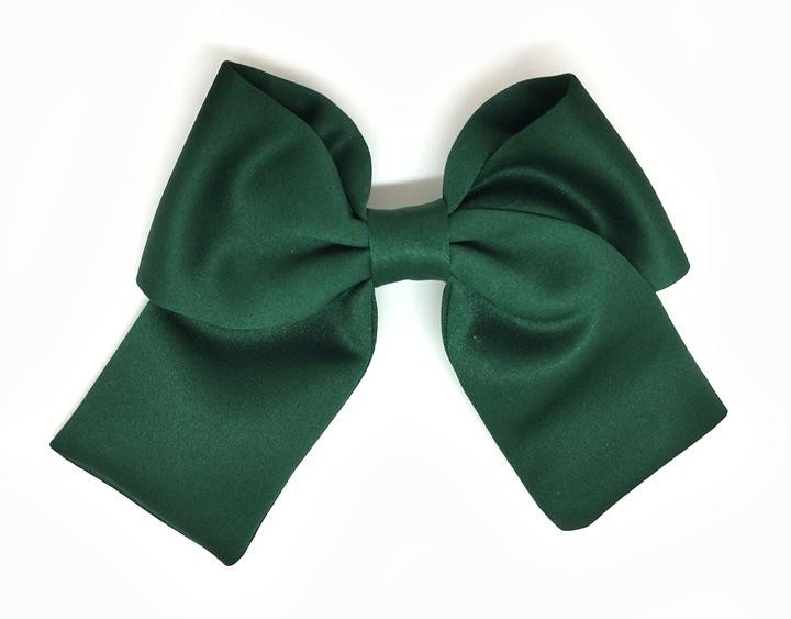 Шпилька для волосся жіноча темно-зелена Бант Київ - фото 1