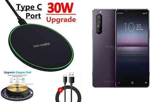 Бездротовий зарядний пристрій Copper до 30W для OnePlus 8 Pro, USB-C, LED Київ