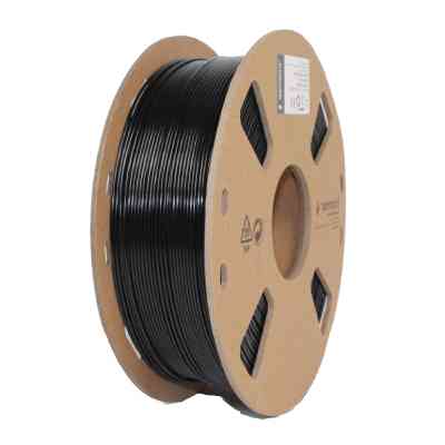 Пластик для 3D-принтера Gembird PETG, 1.75 мм, black, 1 кг (3DP-PETG1.75-01-BK) Винница