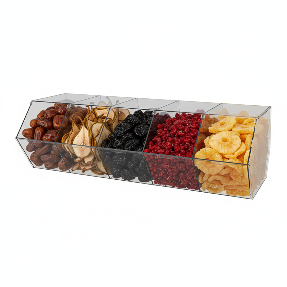 Диспенсер EKOSTAR для мармеладів, снеків, горіхів 5 комірок Київ - фото 1