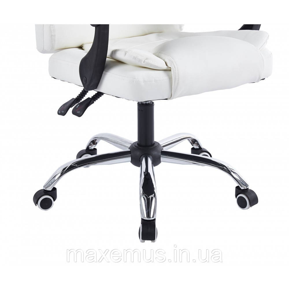 Офисное кресло операторское для персонала Bonro BN-6070 кресло для офиса компьютерное белое кресла офисные Мостиска - изображение 4
