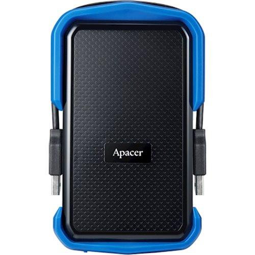 Зовнішній жорсткий диск PHD External 2.5'' Apacer USB 3.1 AC631 1TB Black/Blue (color box) Київ - фото 1