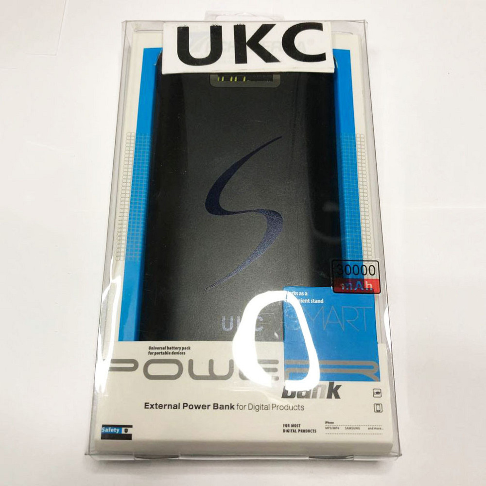 Універсальні павербанки батарея оригінал Power Bank 30000 mAh UKC, Хороший повербанк WQ-666 з ліхтариком Київ - фото 8